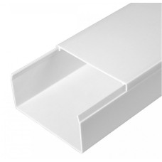 Кабель-канал белый 2-й замок в п/э 80х40 (30м/уп) Промрукав (PR.0580401)