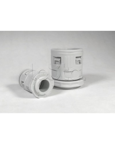 Муфта вводная для гофрированных труб серая ВМ-ГТ-16 Промрукав (PR08.3268) в Ставрополе Повороты, муфты, тройники Pintop.ru