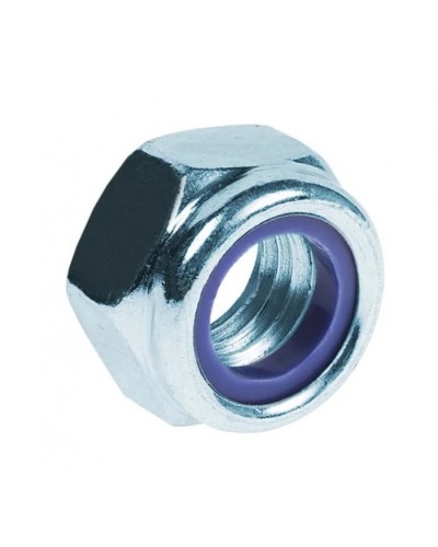 Гайка М10 с контрящим кольцом (DIN 985) (100 шт/уп) Промрукав (PR08.3668) в Ставрополе Крепеж Pintop.ru