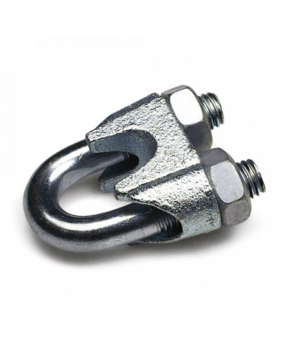 Зажим троса одинарный D4мм тип Слоник DIN 741 (100 шт/уп) Промрукав (PR08.3892) в Ставрополе Держатели, клипсы, скобы Pintop.ru