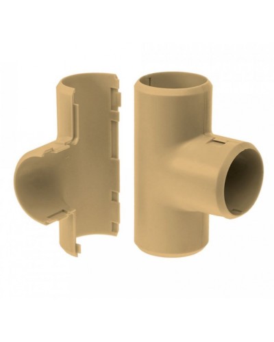 Тройник разборный сосна д32 (1шт/200шт уп/кор) Промрукав (PR13.0254) в Ставрополе Повороты, муфты, тройники Pintop.ru