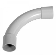 Соединитель угловой д32 безгалогенный (HF) атмосферостойкий серый (15шт/135шт уп/кор) Промрукав (PR13.0359)