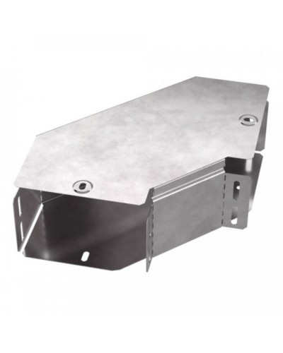 Угол горизонтальный 90 градусов с крышкой Стандарт 150х100 Промрукав (PR16.0416) в Ставрополе Аксессуары для лотков Pintop.ru