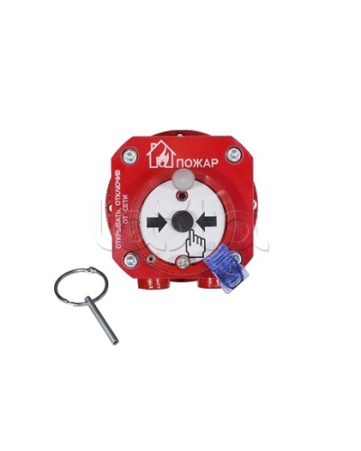 Извещатель пожарный ручной взрывозащищенный Спектрон-512-Exd-Н-ИПР-В-Modbus в Ставрополе Пожарные извещатели (Ex) Pintop.ru