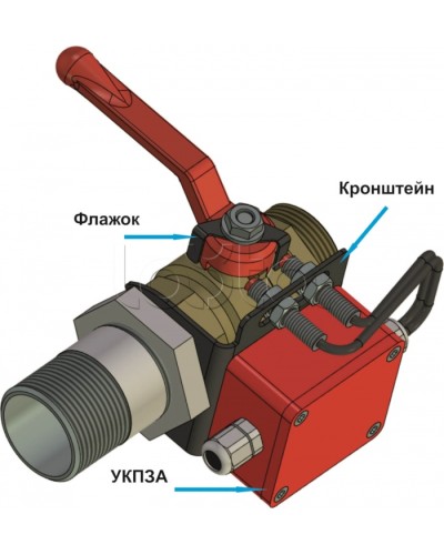 Кронштейн КШ-25-46-И (для УКПЗА v1, v2) Спецавтоматика в Ставрополе Дополнительное оборудование пожаротушения Pintop.ru