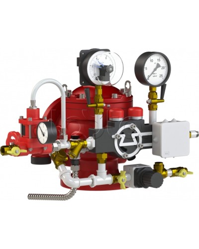 Узел управления спринклерный воздушный Спецавтоматика УУ-С100/1,6В3-ВФ.О4 в Ставрополе Устройства пуска водяного пожаротушения Pintop.ru