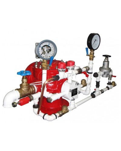 Узел управления спринклерный воздушный в комплекте с акселератором Спецавтоматика УУ-С100/1,6В3-ВФ.О4-01 в Ставрополе Устройства пуска водяного пожаротушения Pintop.ru