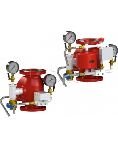 Узел управления спринклерный водозаполенный Спецавтоматика УУ-С80/1,6В-ВФ.О4- Шалтан в Ставрополе Устройства пуска водяного пожаротушения Pintop.ru