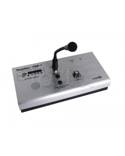 Пульт звукового вещания одноканальный ТРОМБОН-ПЗВ-1 в Ставрополе Система оповещения и трансляции Pintop.ru