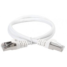 ITK Коммутационный шнур кат. 5Е FTP PVC 7м белый (PC08-C5EF-7M)