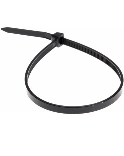 Хомут-стяжка нейлоновый 4х300 мм чёрный (100шт/уп) REXANT 07-0301 в Ставрополе Стяжки-хомуты Pintop.ru