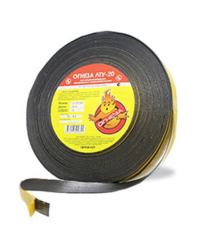 Лента термоуплотнительная ОгнезаОГНЕЗА-ЛТУ 1,5*20 мм., рулон 35 пог.м. в Ставрополе Дополнительное оборудование пожаротушения Pintop.ru