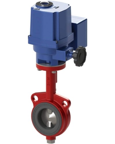 Затвор дисковый Спецавтоматика Зт 80/1,6(Э220М)-Ф.УЗ.1-АН-80 в Ставрополе Устройства пуска газового пожаротушения Pintop.ru