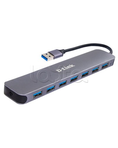 Концентратор с 7 портами USB 3.0 D-Link DUB-1370/B2A в Ставрополе Дополнительное оборудование для сетей Pintop.ru