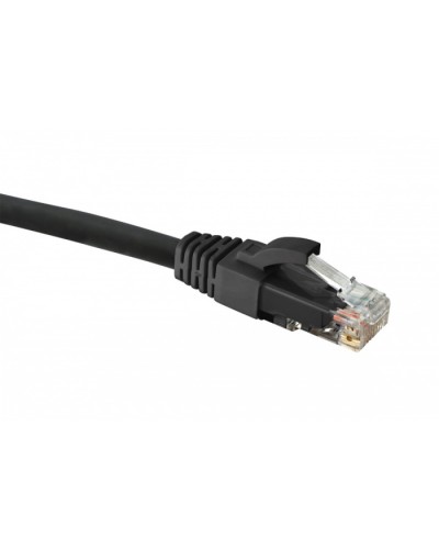 Коммутационный шнур категории 5e U/UTP, LSZH, 1,5 м, черный Eurolan (21D-U5-1EBL) в Ставрополе Патчкорды (медные) Pintop.ru