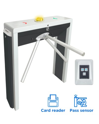 CARDDEX Комплект тумбового турникета со встроенным картоприемником STL-03KEC в Ставрополе Турникеты Pintop.ru