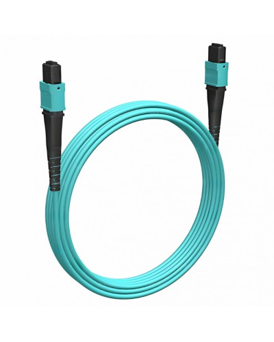 Кабельная сборка MPO(F) -MPO(F)-12 волокон 50/125 OM3, 5 m Cabeus (FOP-50-OM3-12-MPO(F)-12-MPO(F)-B-5m) в Ставрополе Кабельные сборки (оптические) Pintop.ru