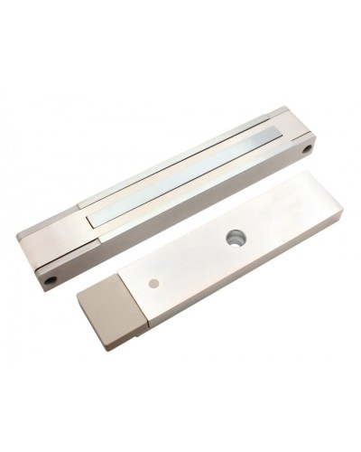 Электромагнитный замок с датчиком состояния двери ALeko ALM-300P (12В серый) в Ставрополе Электромагнитные замки Pintop.ru