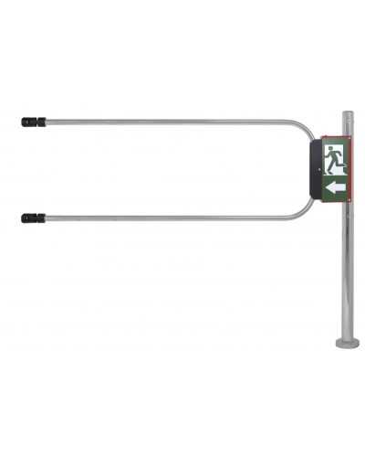 Smartec ST-GR014EC-CR - Калитка аварийного выхода с электромагнитом, хромированная, в комплекте стойка 1000 х D50 мм и створка 1400 х D25 мм. в Ставрополе Калитки Pintop.ru