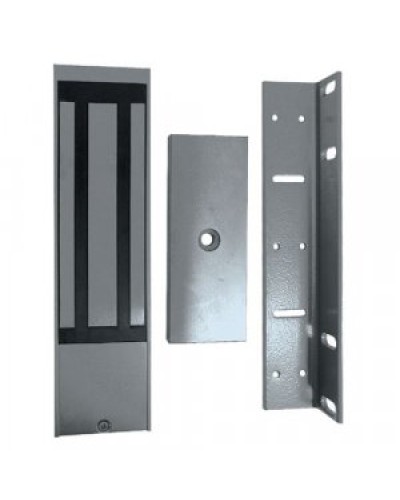 Замок электромагнитный влагозащищенный AccordTec ML-395-2 с датчиком Холла (Серый) в Ставрополе Электромагнитные замки Pintop.ru