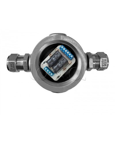 Магнито-Контакт УК-ВК-Ех-24 АЯКС П, с двумя кабельными вводами Ех МКВМ 20 в Ставрополе Комутационные взрывозащищенные коробки Pintop.ru