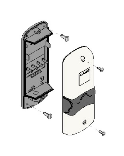 Корпус приемника DTA01 DTA02 DBS01 DBS02 Came 119RIR256 в Ставрополе Запчасти для шлагбаумов и автоматики Pintop.ru