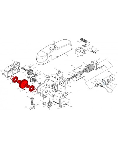Клемная колодка подключения с держателем предохранителя Came 119RIE205 в Ставрополе Запчасти для шлагбаумов и автоматики Pintop.ru