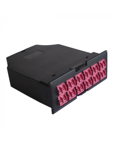 MPO кассета OM4, для LAN-FRM-PP-STP/1U, 24xLC, тип B, черная LANMASTER (LAN-FRM-IN-2MB-24LC/OM4) в Ставрополе Патч-корды оптические Pintop.ru