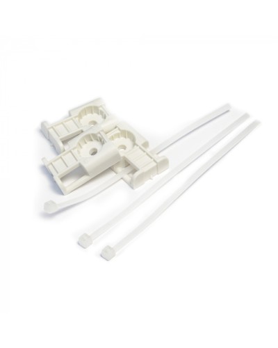 Комплекты крепления площадка для прямого монтажа белая со стяжкой 2,5х100 мм (100 шт) Промрукав (PR13.02512) в Ставрополе Аксессуары для кабель-канала Pintop.ru