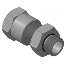 Кабельный ввод с резьбой G3/4 для прокладки кабеля в металлорукаве РЗ-ЦП-20, с уплотнением кабеля и проходным диаметром кабеля d=12-16 мм Спектрон КВМ-20/16-М-G3/4