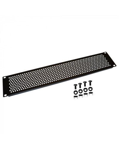 19 вентиляционная фальш-панель 2U, черная LANMASTER (LAN-DC-VNP-2U) в Ставрополе Вентиляторные модули Pintop.ru