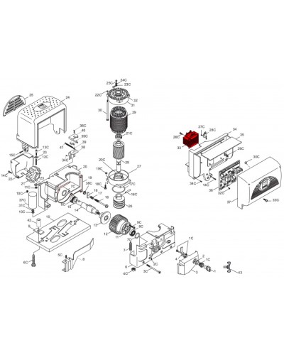 Конденсатор 9 мкФ с гибкими выводами Came 119RIR304 в Ставрополе Запчасти для шлагбаумов и автоматики Pintop.ru