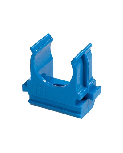 Крепёж-клипса для труб АБС-пластик синяя д20 (100шт/1500шт уп/кор) Промрукав (PR13.0058) в Ставрополе Держатели, клипсы, скобы Pintop.ru