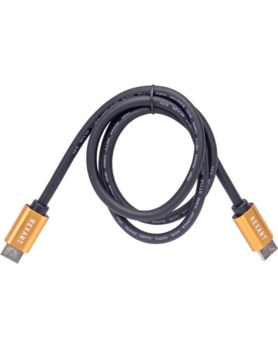 Кабель HDMI - HDMI 2.0, 1м, Gold REXANT 17-6102 в Ставрополе Системы видеонаблюдения Pintop.ru