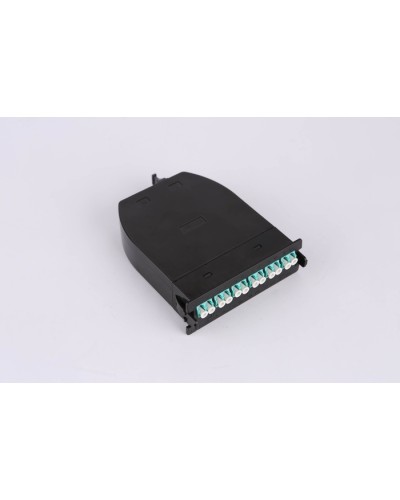 MPO кассета OS2, 12xLC, тип B, низкие потери, черная LANMASTER LAN-MCSB-1M-12LC/OS2 в Ставрополе Коннекторы Pintop.ru