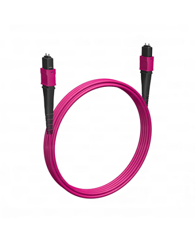 Кабельная сборка MPO(M) -MPO(M)-12 волокон 50/125 OM4, 5 m Cabeus (FOP-50-OM4-12-MPO(M)-12-MPO(M)-B-5m) в Ставрополе Кабельные сборки (оптические) Pintop.ru