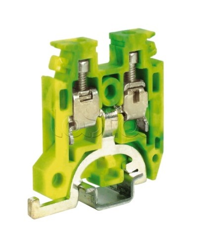 Зажим для заземления желт.зелен 2,5 кв.мм DKC ZTR110 в Ставрополе Крепежные изделия Pintop.ru