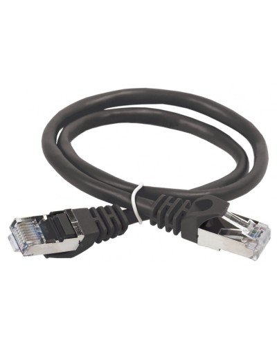 ITK Коммутационный шнур (патч-корд), кат.5Е FTP, 3м, черный (PC09-C5EF-3M) в Ставрополе Патч-корды и пигтейлы Pintop.ru