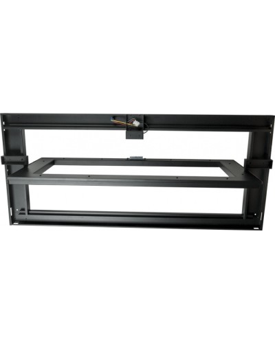 Крыша секции коридора 1200 мм для шкафов LANMASTER DCS шириной 800 мм, откидывающаяся, с ЭМ замком LANMASTER LAN-DC-RFP-12x8-OP в Ставрополе Аксессуары для стоек и шкафов Pintop.ru