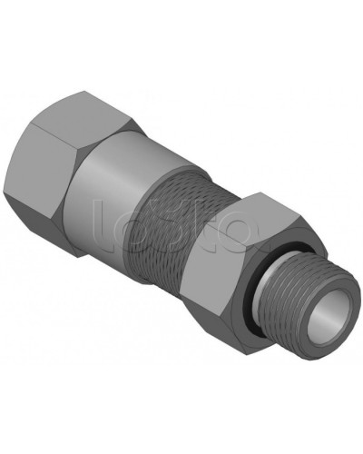 Кабельный ввод с резьбой G1/2 мм для прокладки кабеля в металлорукаве РЗ-ЦП-12, с уплотнением кабеля и проходным диаметром кабеля d=6-10 мм Спектрон КВМ-12/10-Н-G1/2 в Ставрополе Аксессуары для кабель-канала Pintop.ru