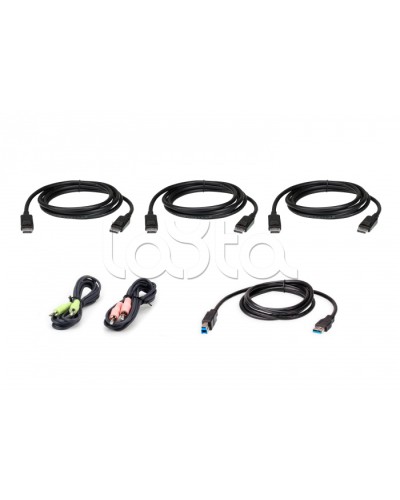 Комплект KVM-кабелей USB DisplayPort Triple Display (1.8м) ATEN 2L-7D02UDPX6 в Ставрополе Видеоусилители, Модуляторы, Делители Pintop.ru