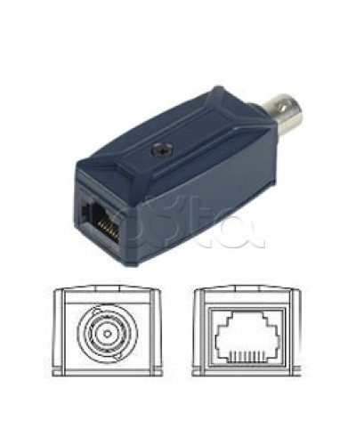Удлинитель Ethernet, пассивный по коаксиальному кабелю SC&T IP01 в Ставрополе Видеоусилители, Модуляторы, Делители Pintop.ru
