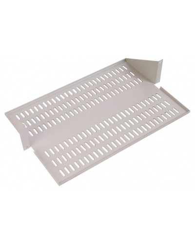 Полка перфорированная консольная с центральным креплением 2U ЦМО МС-40.2-9005 в Ставрополе Полки для шкафов и стоек Pintop.ru