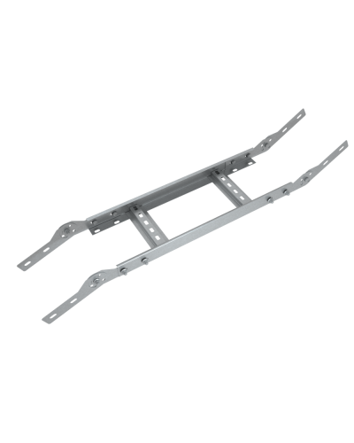 Вертикальный шарнирный угол 100х100х1,2 мм Быстрый монтаж HD85 КМ-профиль (LSHLS100-100-1.2 HD85) в Ставрополе Аксессуары для лотков Pintop.ru