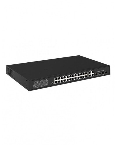 PoE коммутатор Fast Ethernet на 24 x RJ45 портов + 4 x GE Combo uplink порта NST NS-SW-24F4G-P в Ставрополе Коммутаторы Pintop.ru