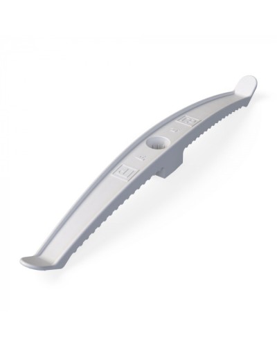 Держатель кабеля двусторонний для прямого монтажа в гофроящике белый (100 шт/кор) Промрукав (PR13.0486) в Ставрополе Аксессуары для кабель-канала Pintop.ru