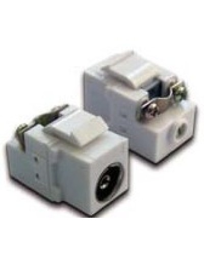 Вставка Keystone TV-розетка, винтовое соединение, белая LANMASTER LAN-OK-TV/S-WH в Ставрополе Коннекторы Pintop.ru