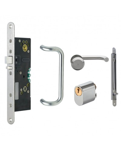 Готовый комплект для установки замка RusGuard Моторный замок RG-Lock 595 (KIT) (Комплект) в Ставрополе Защелки Pintop.ru