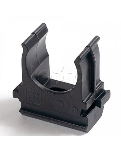 Крепёж-клипса для труб Полистирол черная д32 в малой упаковке (10шт/500шт уп/кор) Промрукав (PR13.0212) в Ставрополе Держатели, клипсы, скобы Pintop.ru