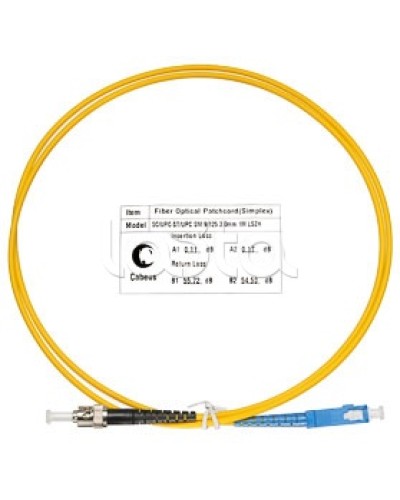 Патч-корд волоконно-оптический SM 9/125 simplex SC-ST LSZH (1 м) Cabeus FOP(s)-9-SC-ST-1m в Ставрополе Патч-корды оптические Pintop.ru
